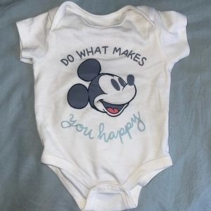 Disney Mickey Do What Makes You Happy Onsie